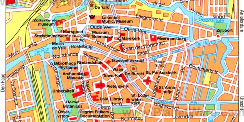 leiden kaart